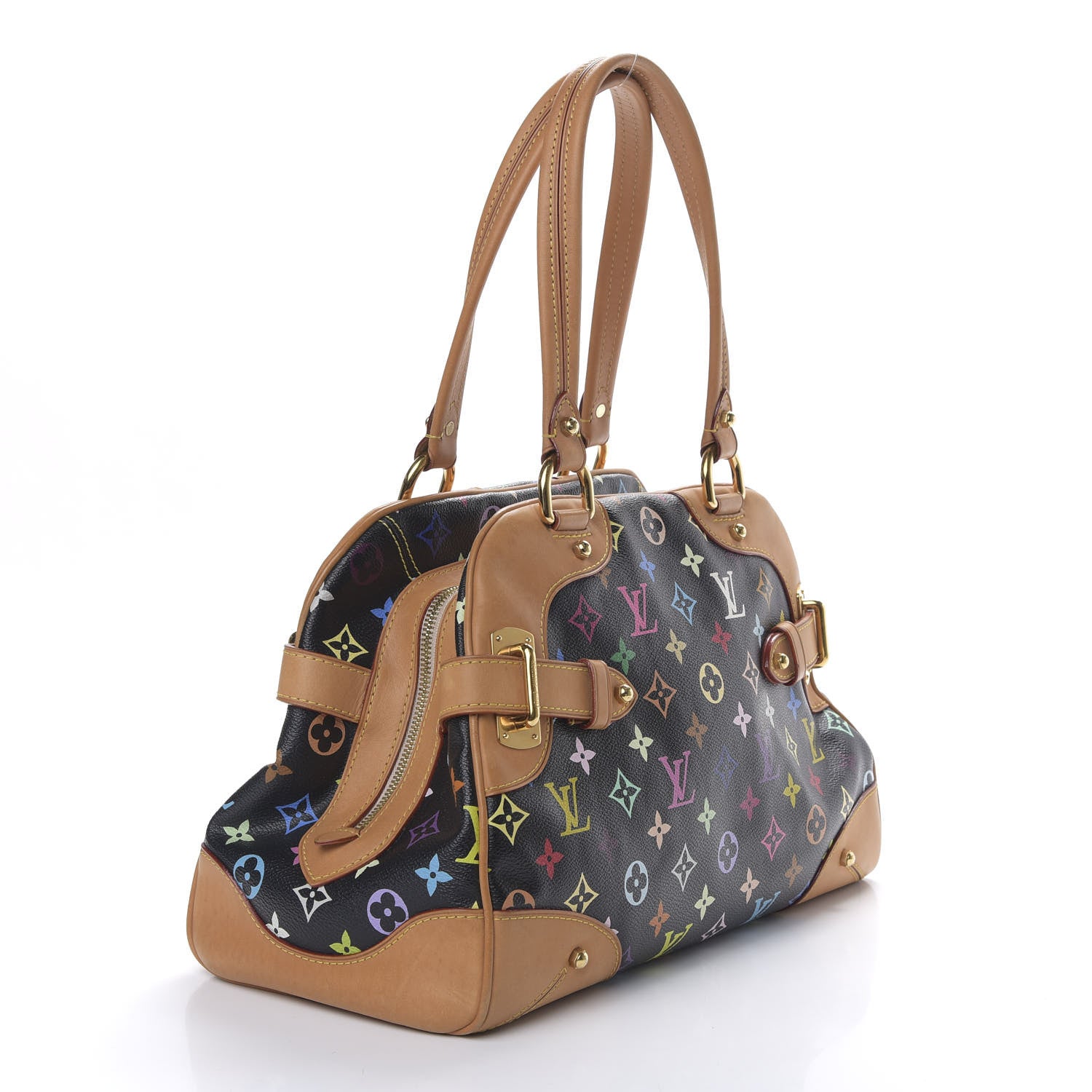 Louis Vuitton Monogram Multicolor Claudia Black 2 of 11