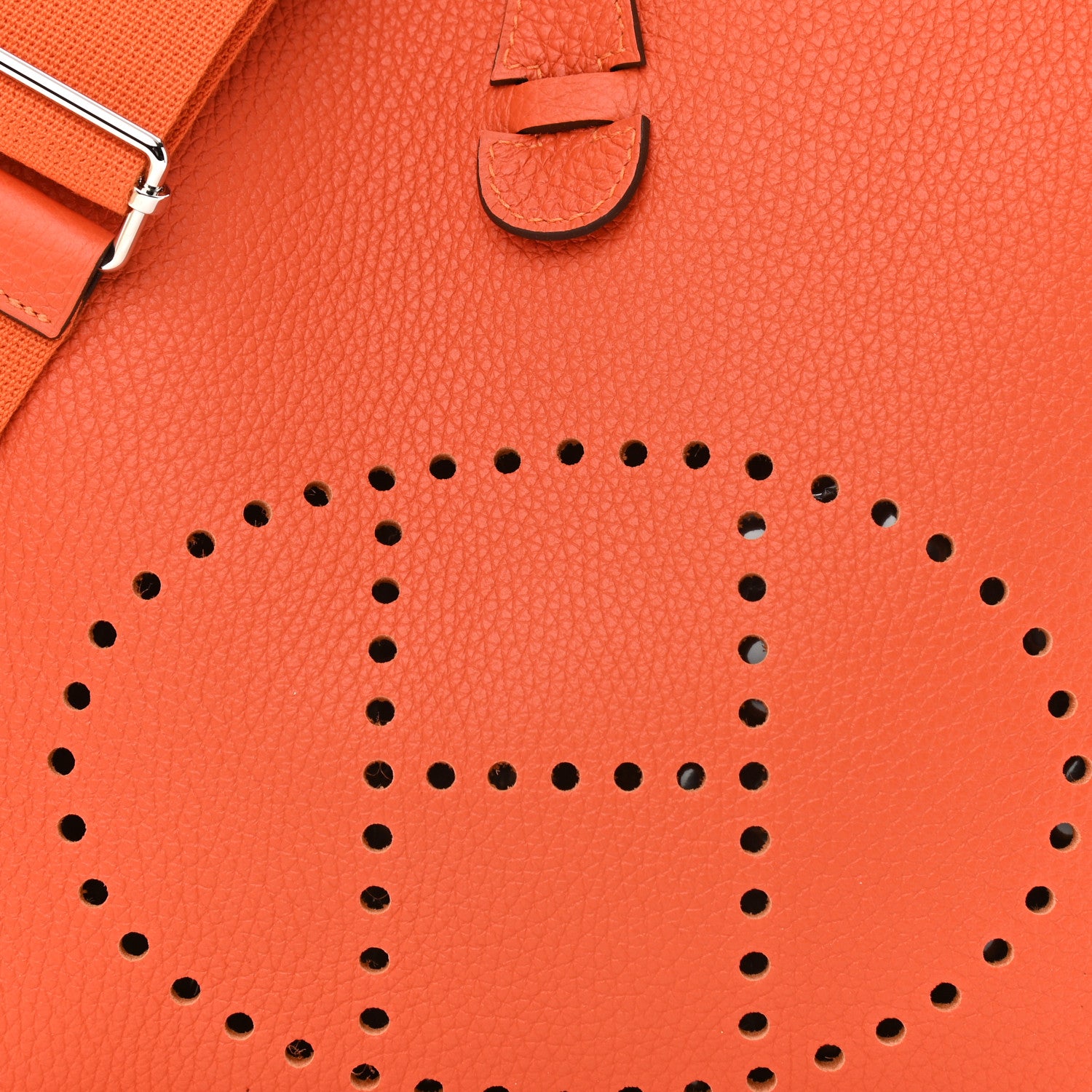 Hermes Taurillon Clemence Evelyne III PM Feu 8 of 11