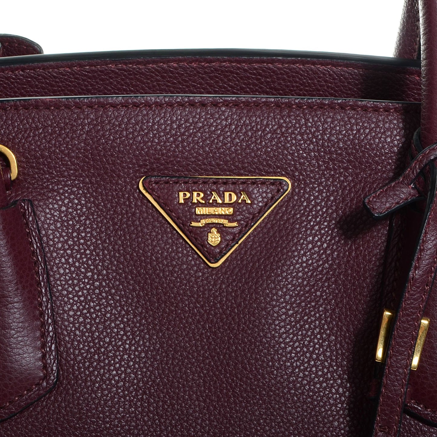 Vitello Daino Shopping Tote Amaranto