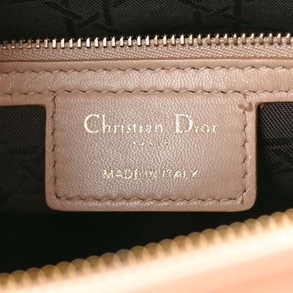 Christian Dior Lambskin Cannage Medium Lady Dior Rose Poudre 6 of 10