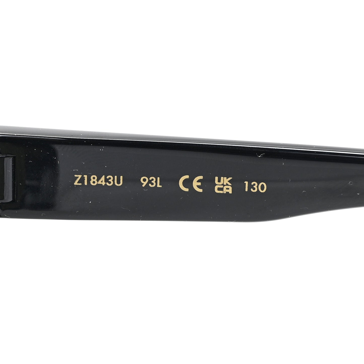 Nylon LV Shadow Square Sunglasses Z1843U Black