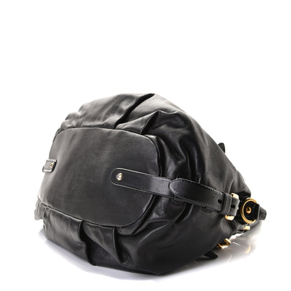 Prada Vitello Soft Shopping Satchel Black 7 of 7