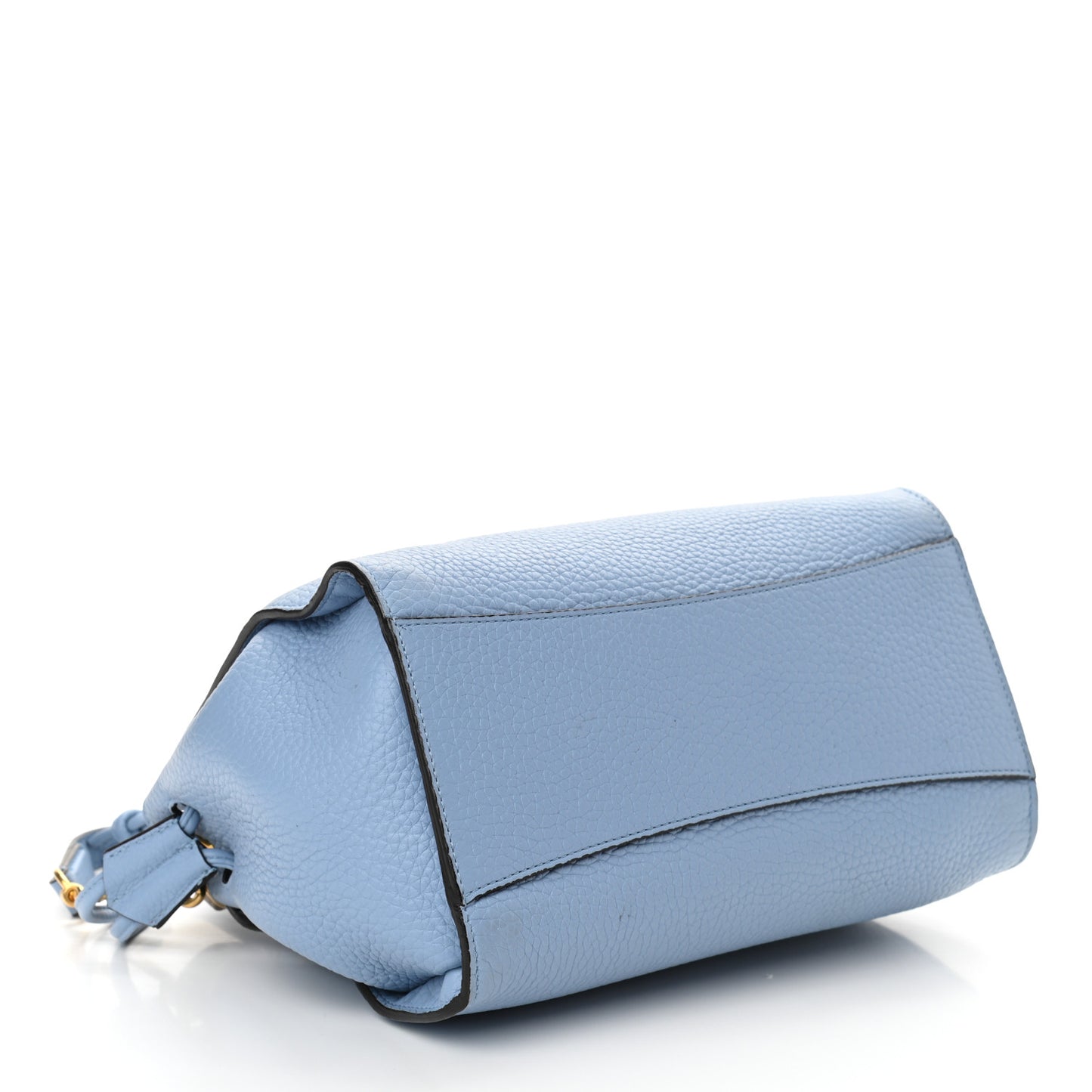 Heavy Grain Small Iris Tote Blue