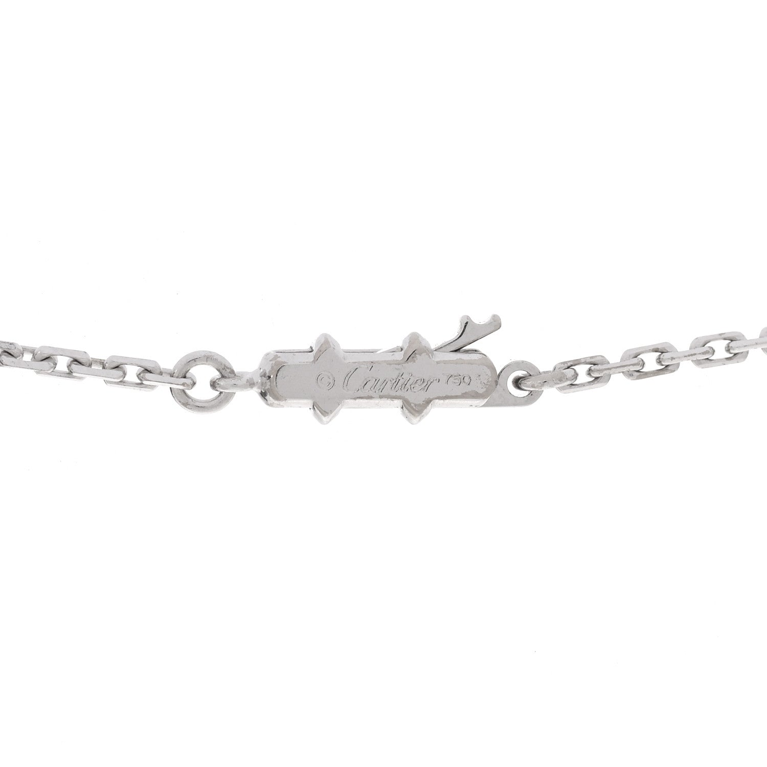 Cartier 18K White Gold Long Station LOVE Necklace 4 of 5