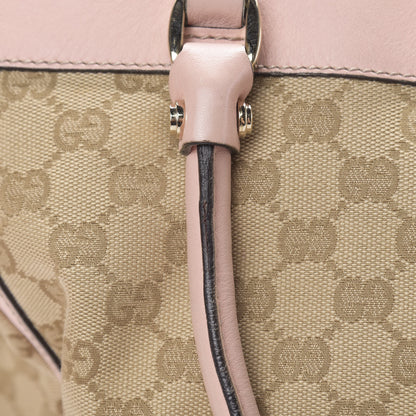 Gucci Monogram D Gold Ring Tote Pink 14 of 17