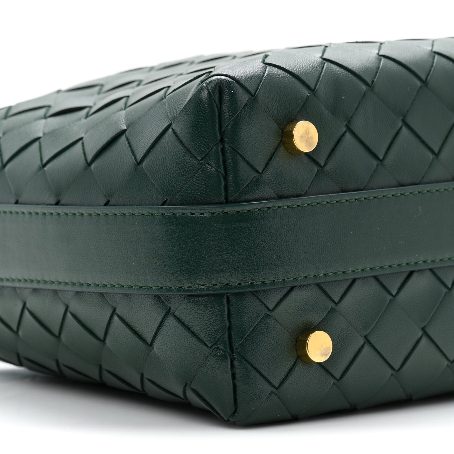 Calfskin Intrecciato Mini Wallace Emerald Green