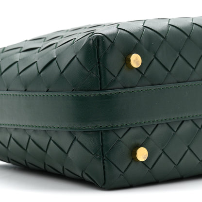 Bottega Veneta Calfskin Intrecciato Mini Wallace Emerald Green 9 of 10