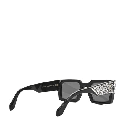 Louis Vuitton Acetate LV Clash Pearls & Strass Sunglasses Z2396W Black 4 of 7