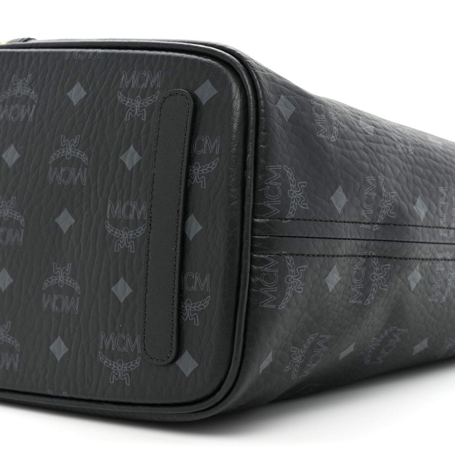 MCM Visetos Medium Liz Reversible Shopper Tote Black 12 of 15