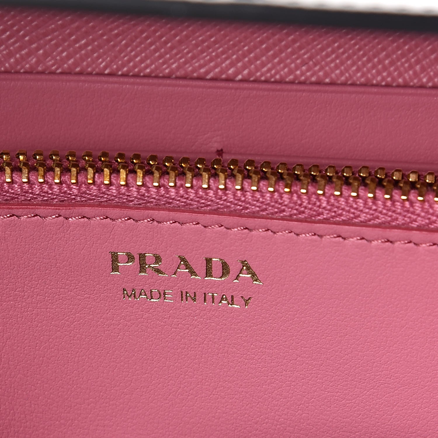 Prada Saffiano Greche Flap Continental Wallet Begonia Giada 7 of 9