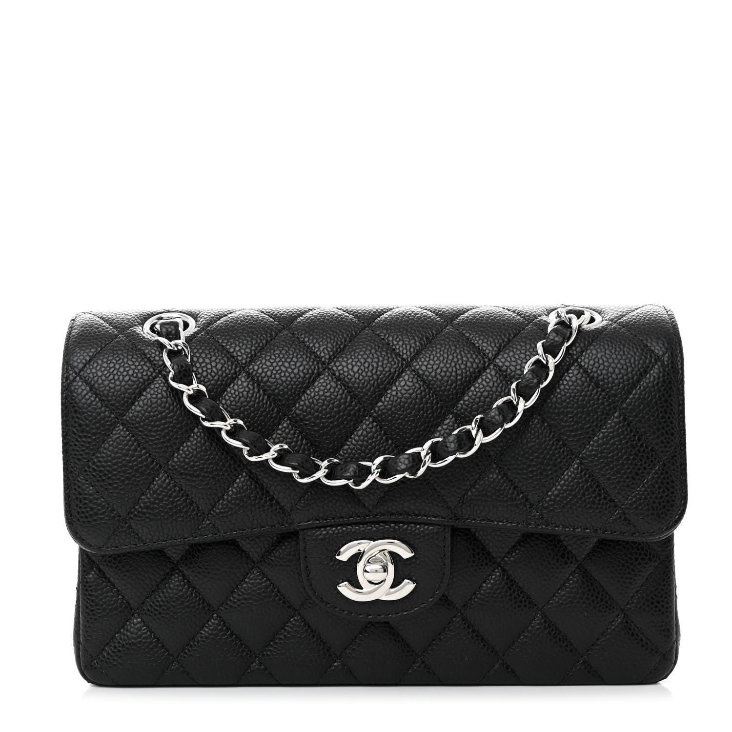 Chanel Caviar Quilted Small Double Flap Black 1 of 11