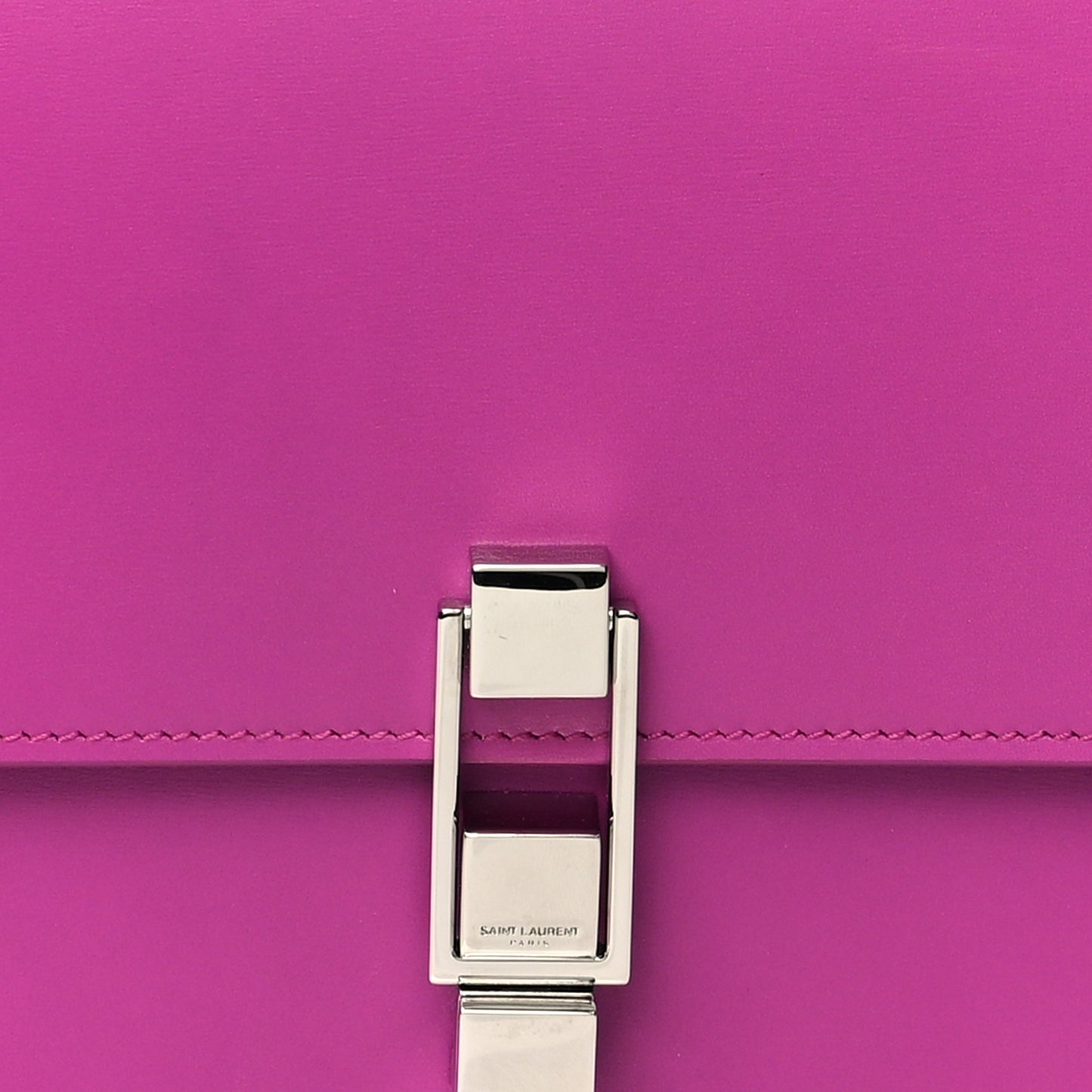 Smooth Calfskin Le Carre Shoulder Bag Purple