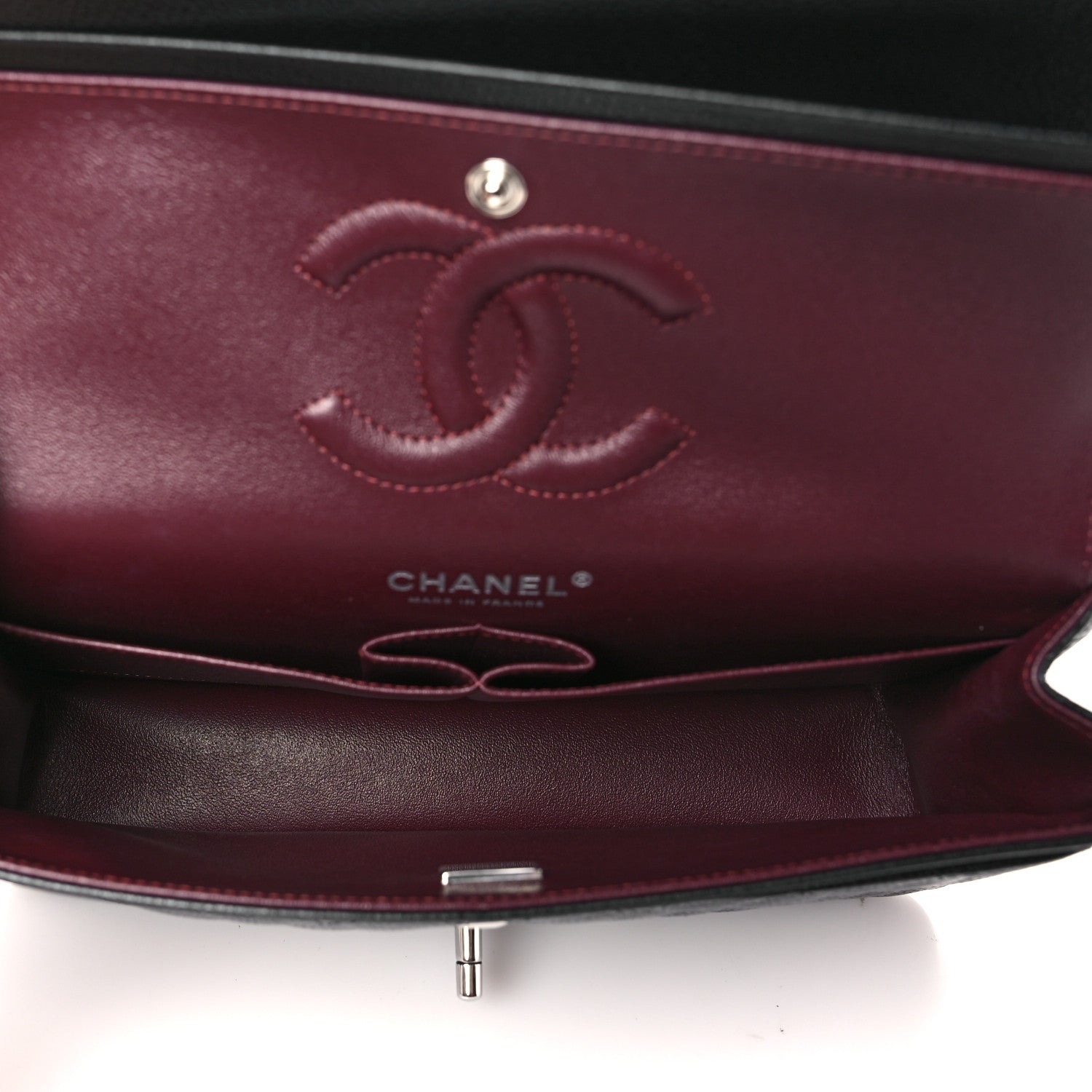 Chanel Caviar Quilted Medium Double Flap Black 5 of 11