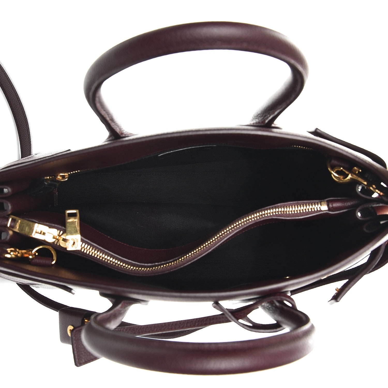 Saint Laurent Grained Calfskin Small Sac De Jour Amaranto 6 of 10