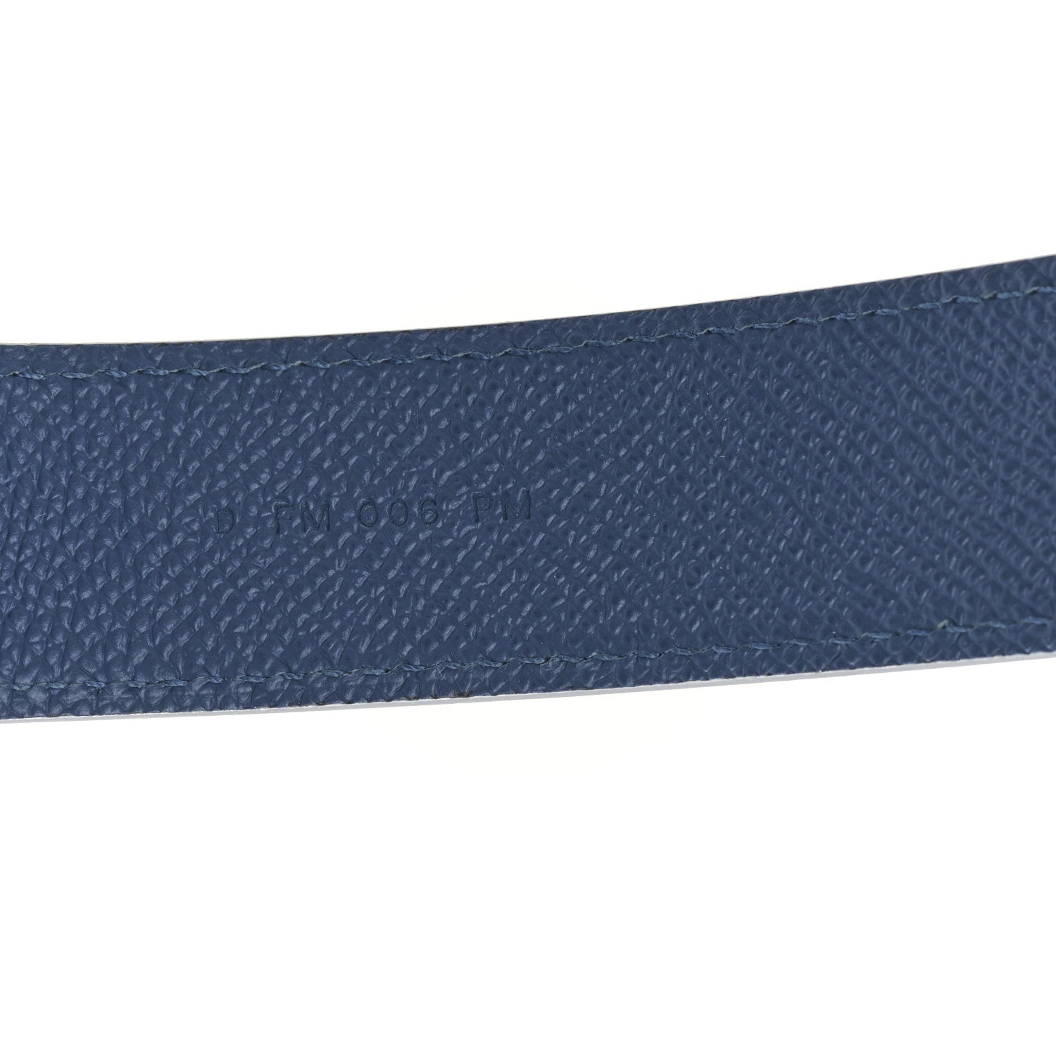 Hermes Epsom 30mm Tressage Au Galop Shoulder Strap Deep Blue Vert Bosphore 4 of 4