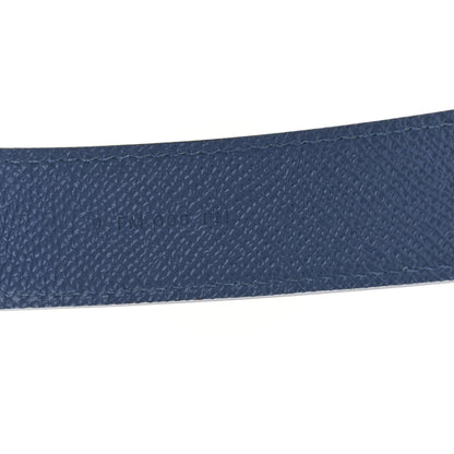 Hermes Epsom 30mm Tressage Au Galop Shoulder Strap Deep Blue Vert Bosphore 4 of 4
