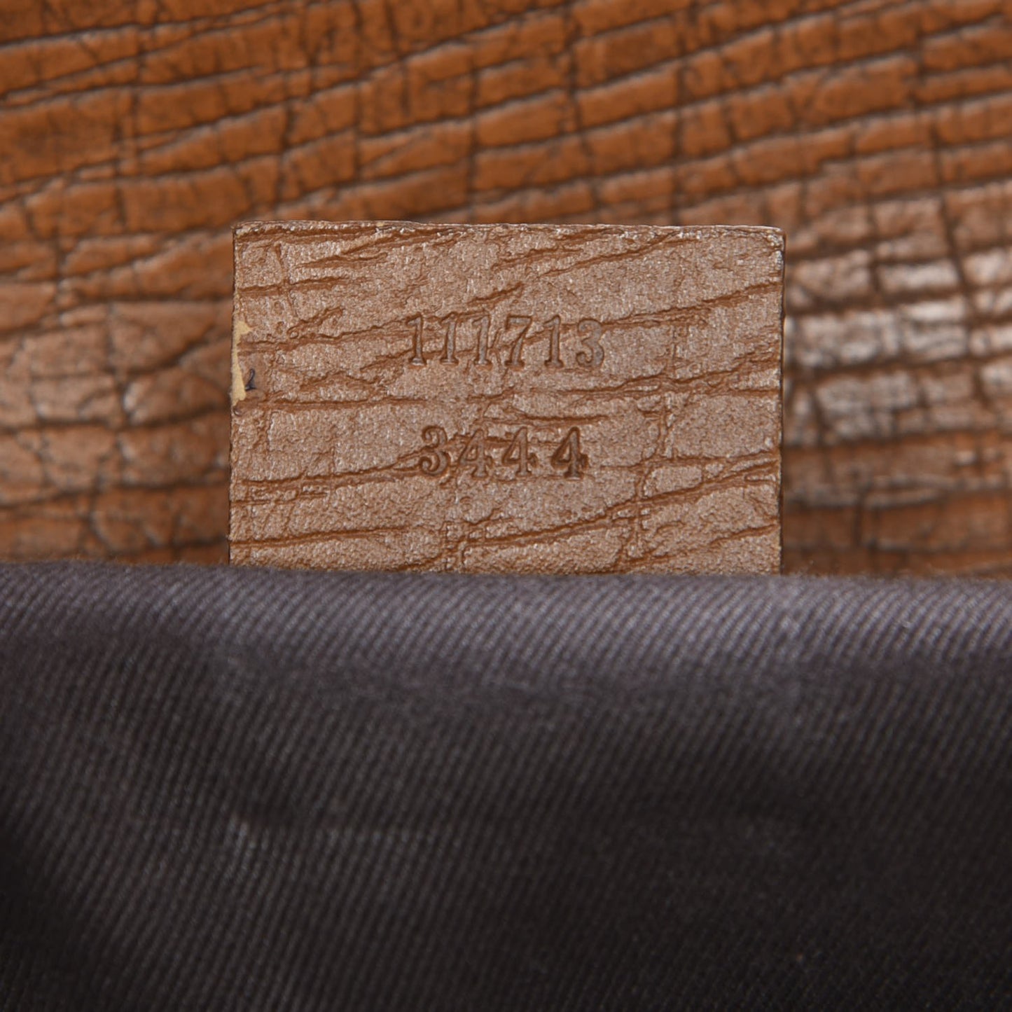Monogram Bamboo Bullet Bag Brown