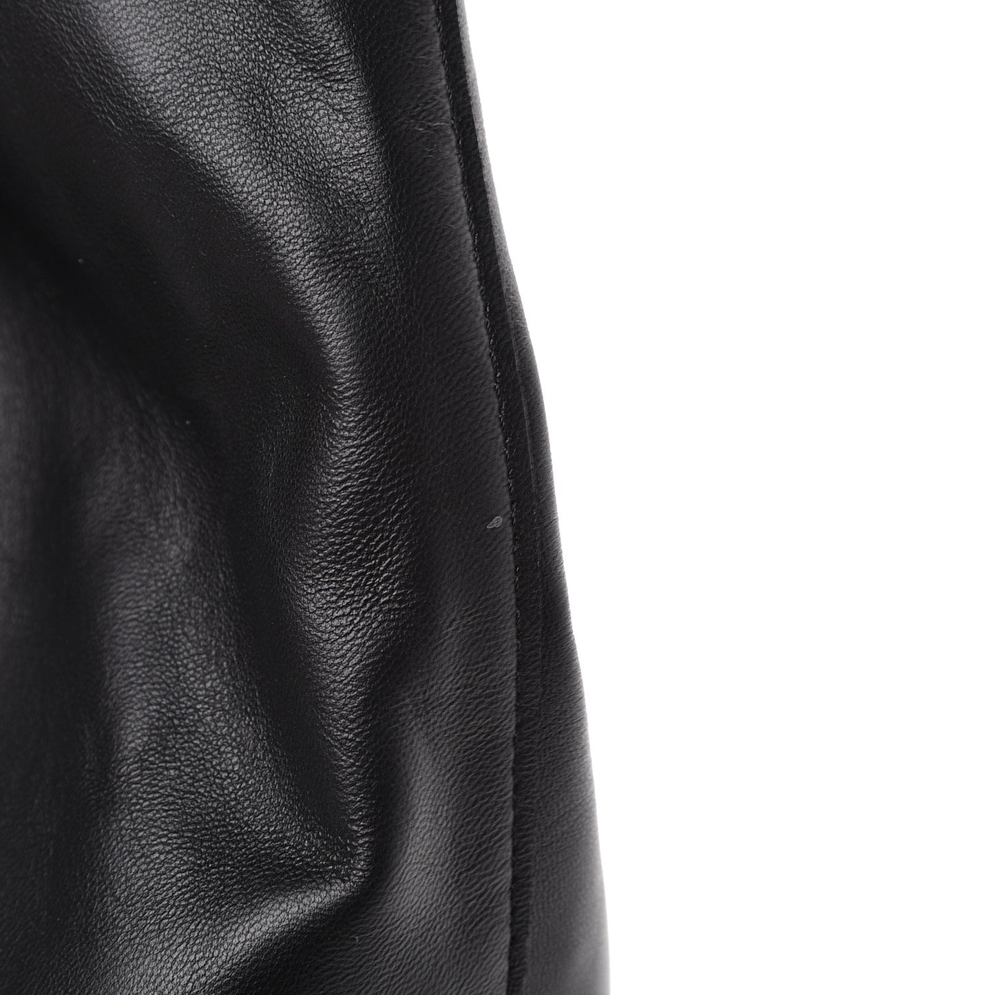 Lambskin Oversized Tote Black