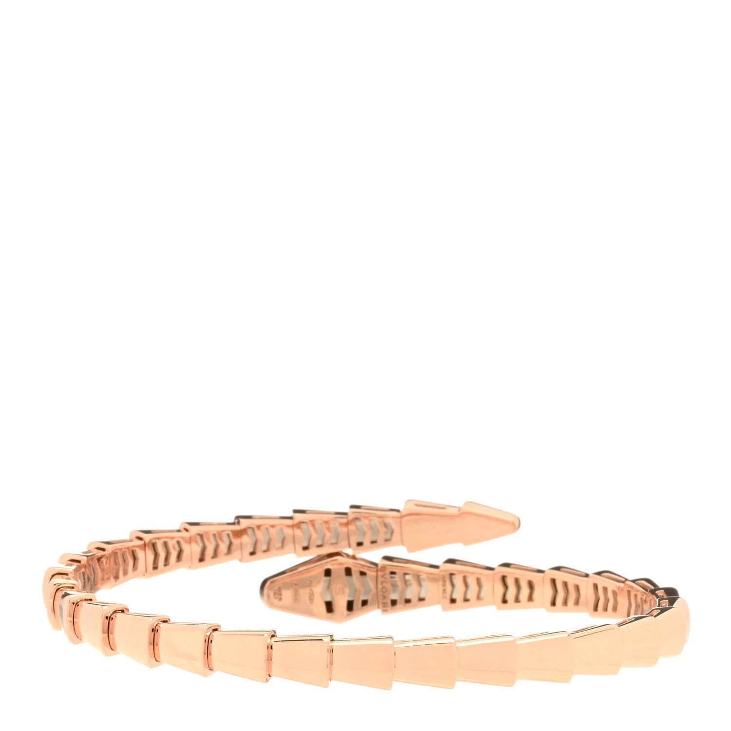 Bulgari 18K Rose Gold Serpenti Viper Bracelet S 3 of 3
