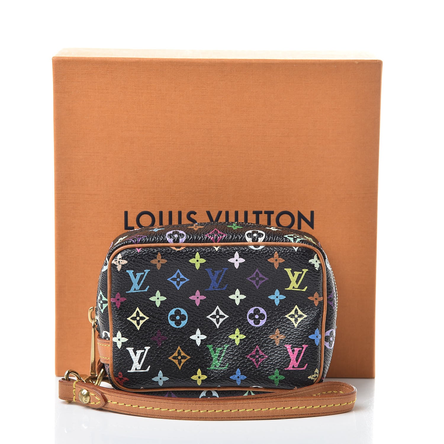 Louis Vuitton Monogram Multicolor Trousse Wapity Black 8 of 8