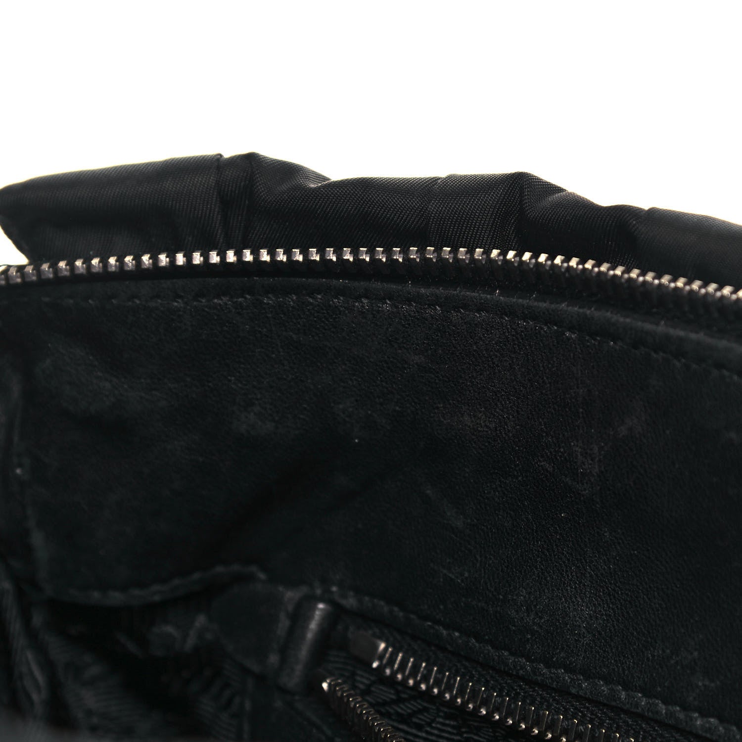 Prada Tessuto Nylon Nappa Braided Gaufre Shopping Satchel Black 13 of 20