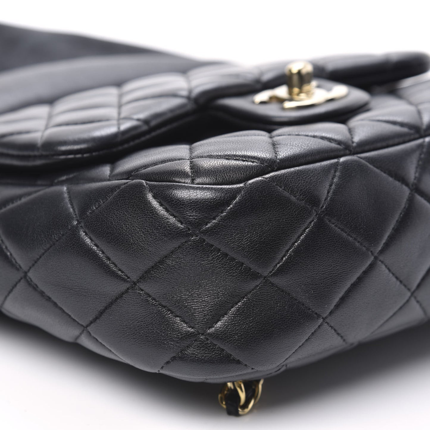 Lambskin Quilted Small in Seoul Backpack Black