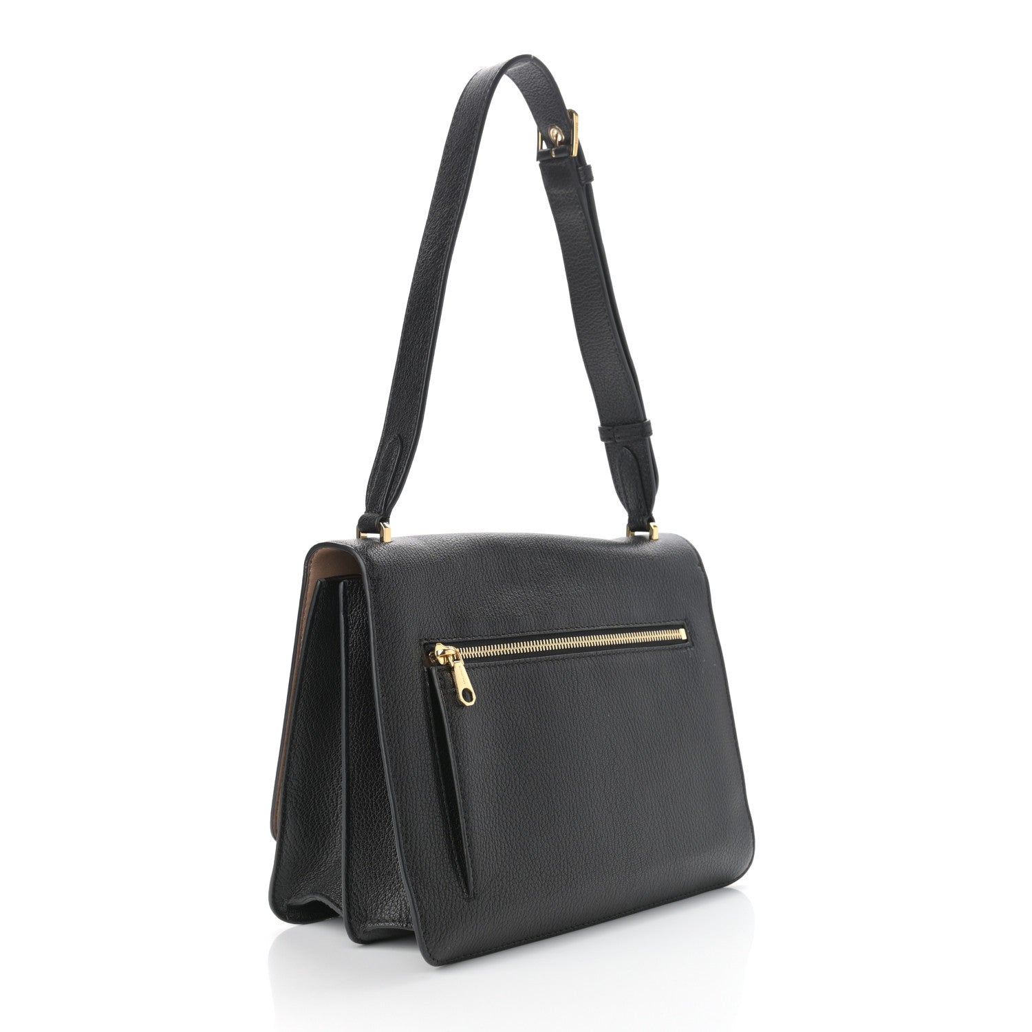 Burberry Goatskin Medium Alice Bag Optic Black 3 of 10