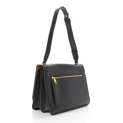 Burberry Goatskin Medium Alice Bag Optic Black 3 of 10