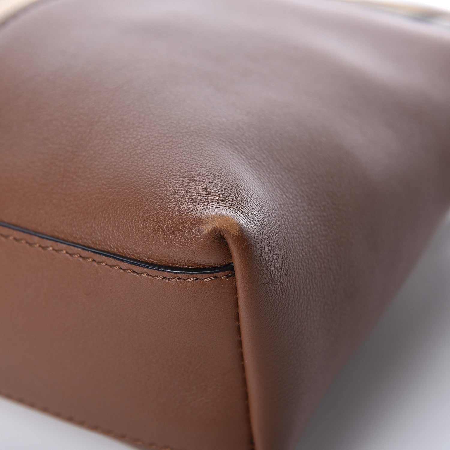 Burberry Horseferry Check Small Chichester Crossbody Clutch Bag Honey Tan 11 of 14