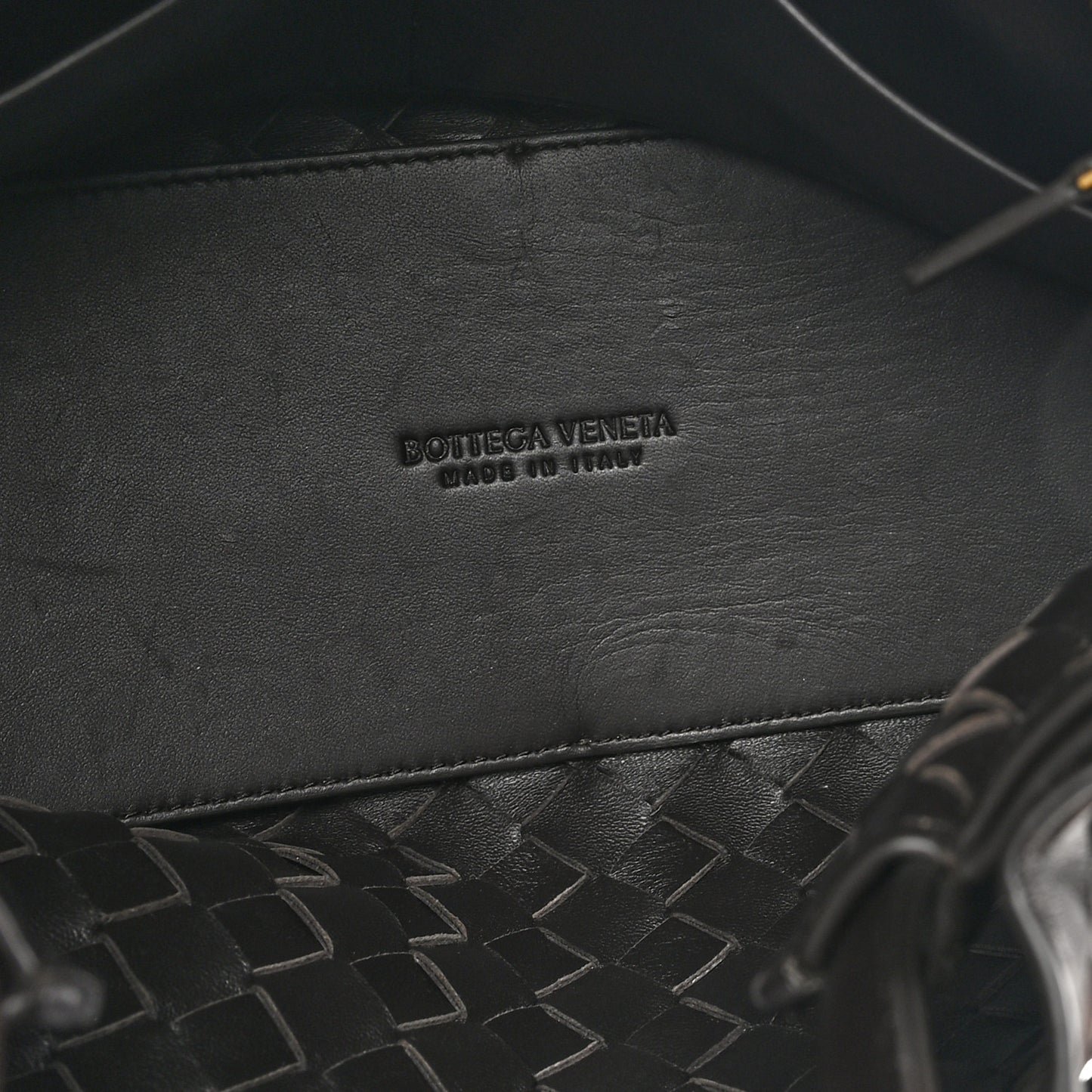 Nappa Intrecciato Medium Andiamo Shoulder Bag Fondant
