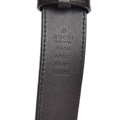 Gucci Calfskin Double G 30mm Belt 80 32 Dark Cocoa 4 of 7