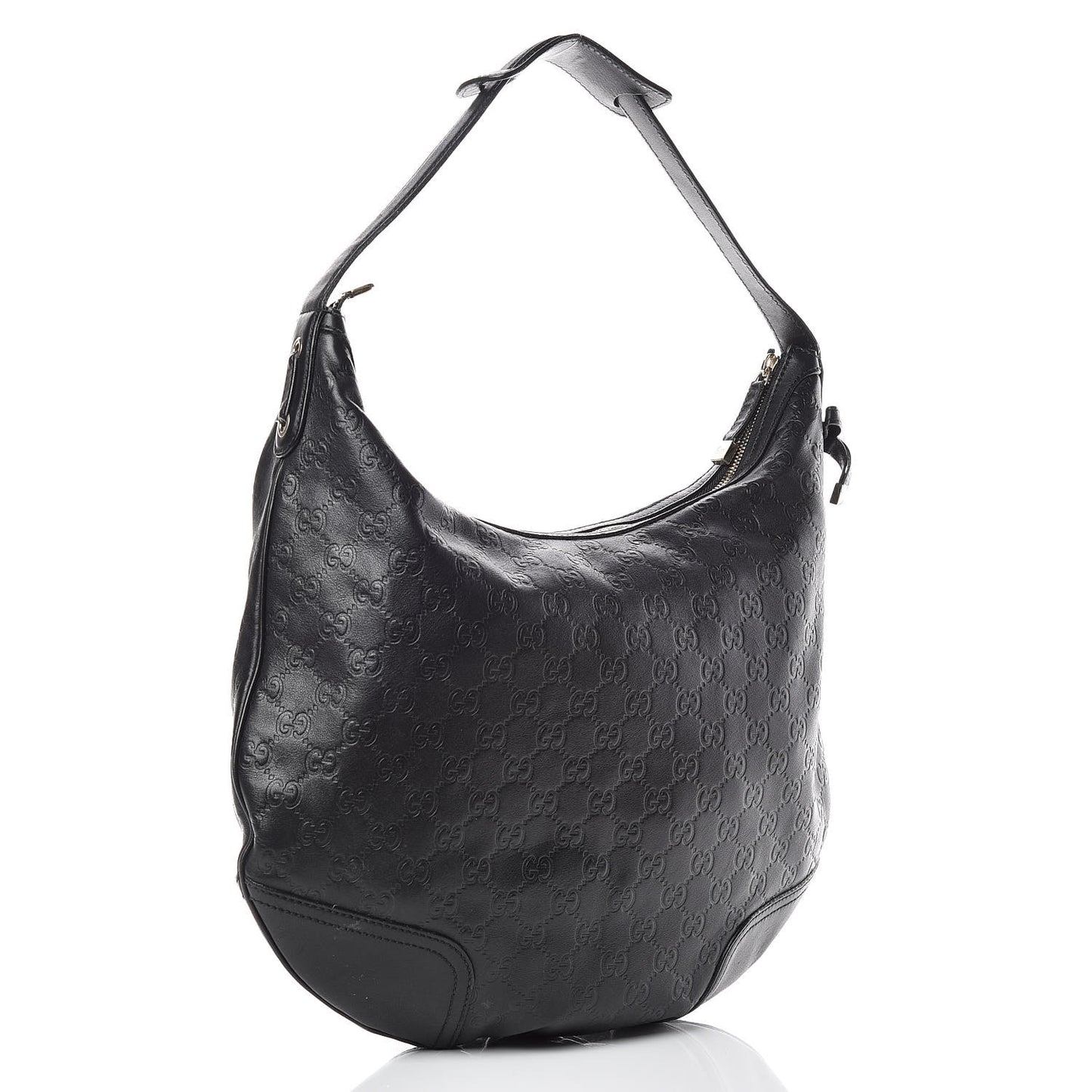 Guccissima Large Princy Hobo Black