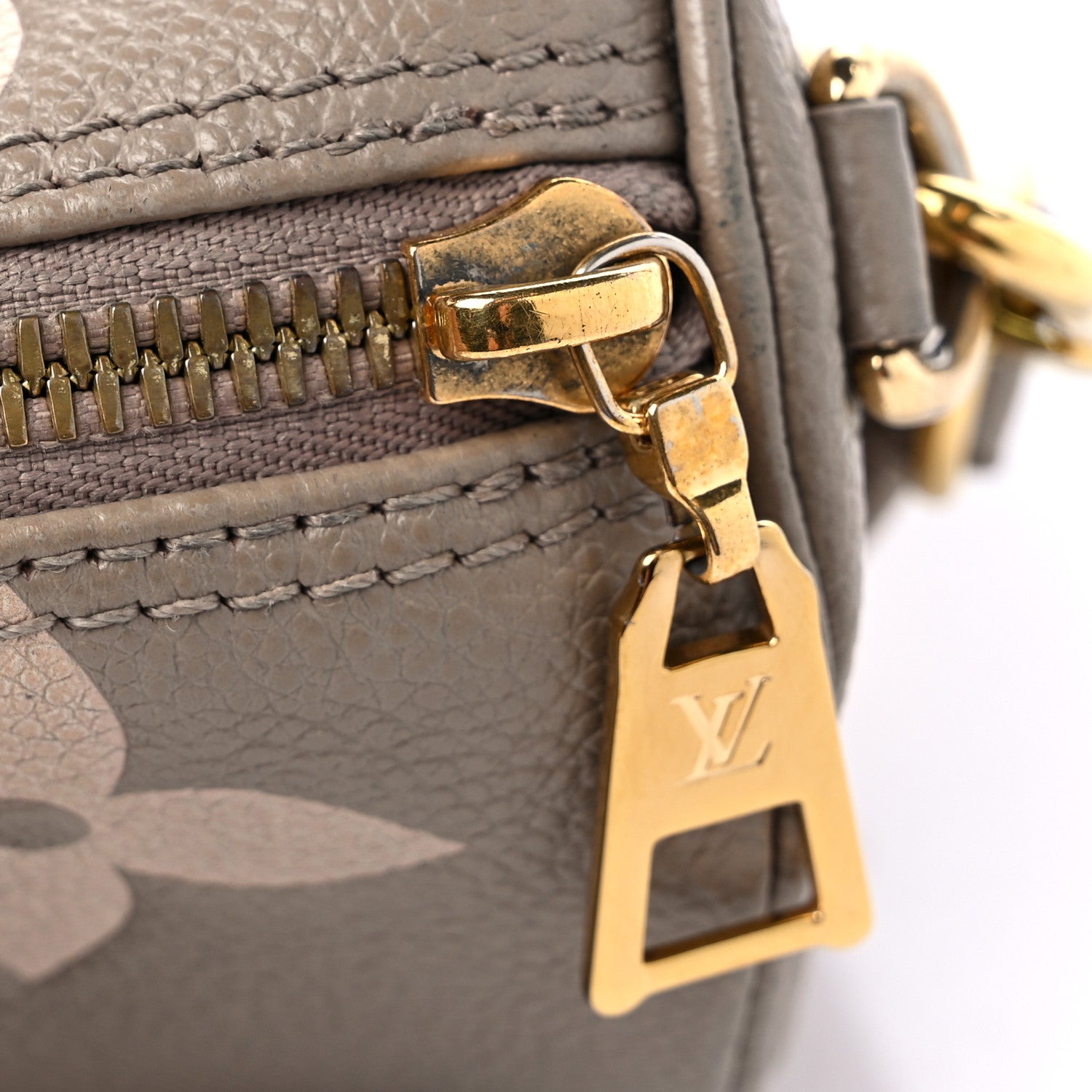 Louis Vuitton Empreinte Monogram Giant Papillon BB Tourterelle Cream 14 of 14