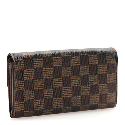 Louis Vuitton Damier Ebene Sarah Wallet 3 of 12