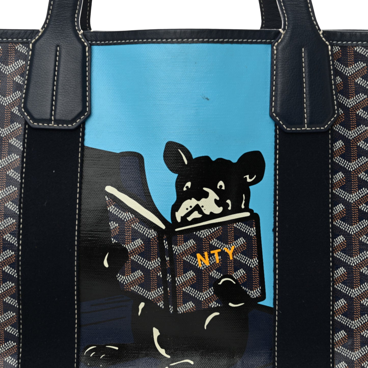 Goyardine Villette Tote Blue