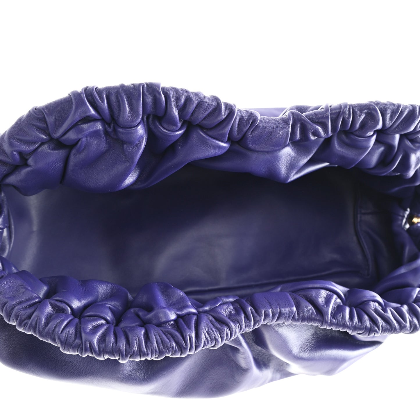 Lambskin Cloud Clutch Viola