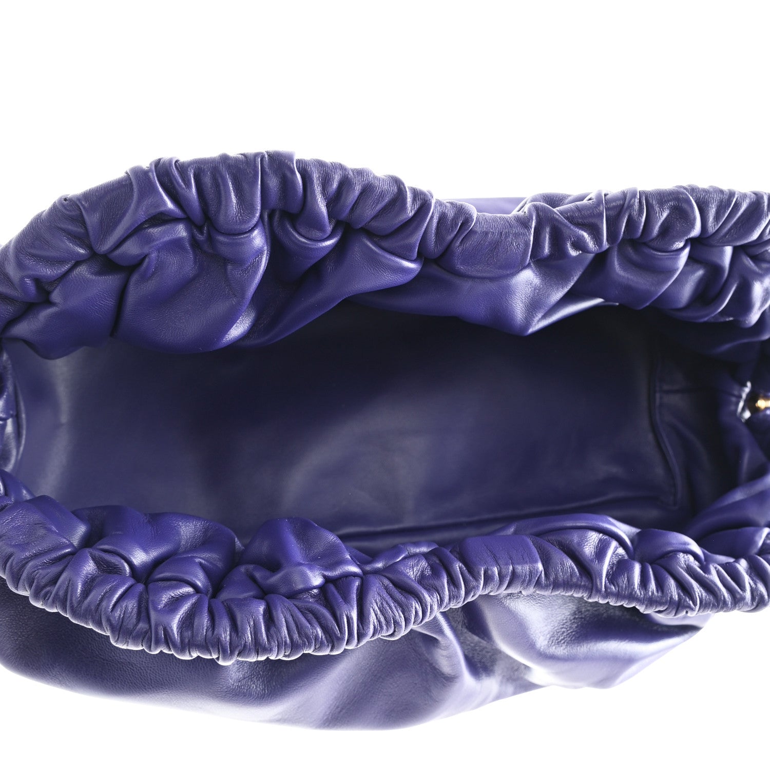 Mansur Gavriel Lambskin Cloud Clutch Viola 5 of 6