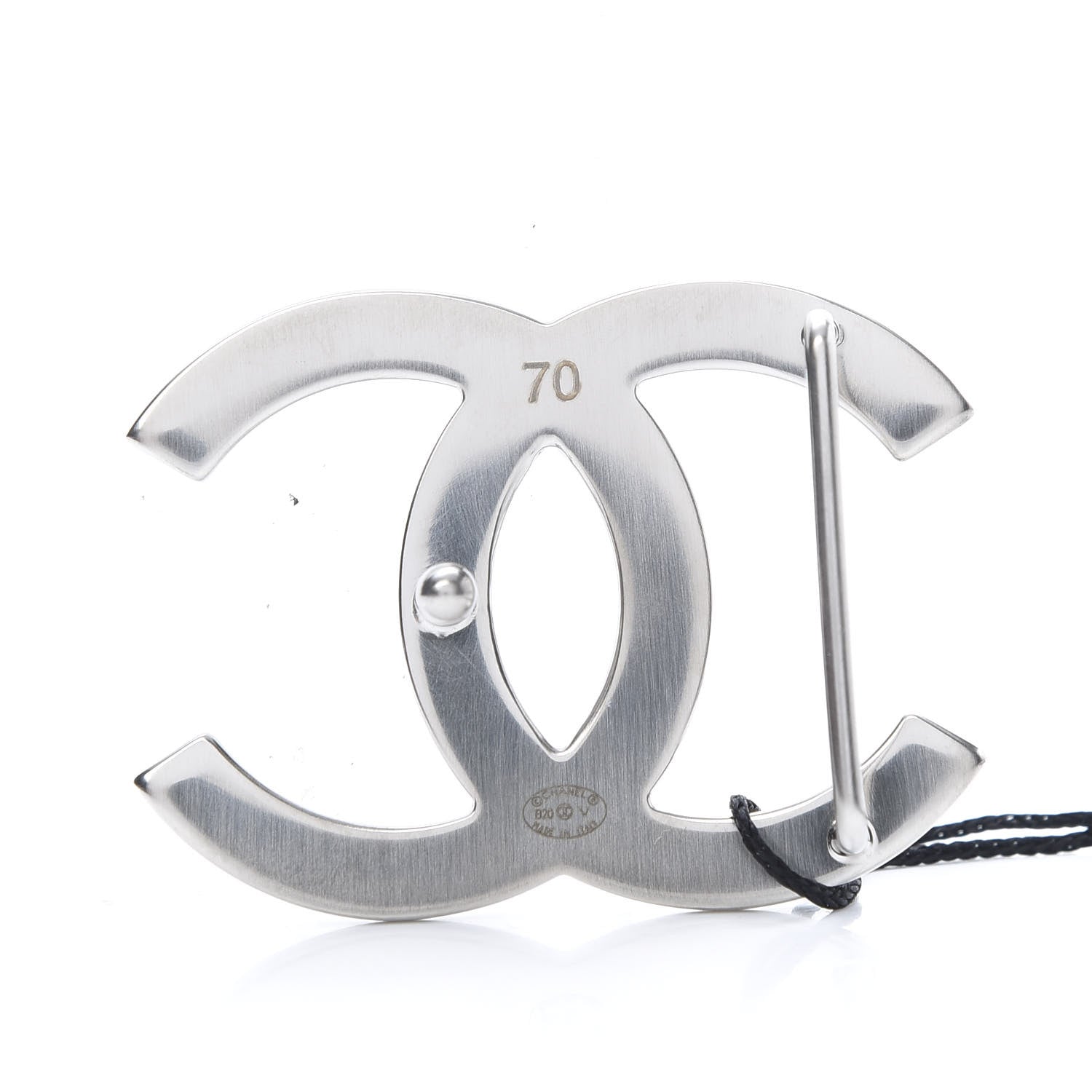 Chanel Calfskin CC Reversible Belt 70 Black Burgundy 5 of 7