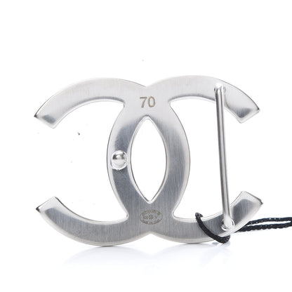 Chanel Calfskin CC Reversible Belt 70 Black Burgundy 5 of 7