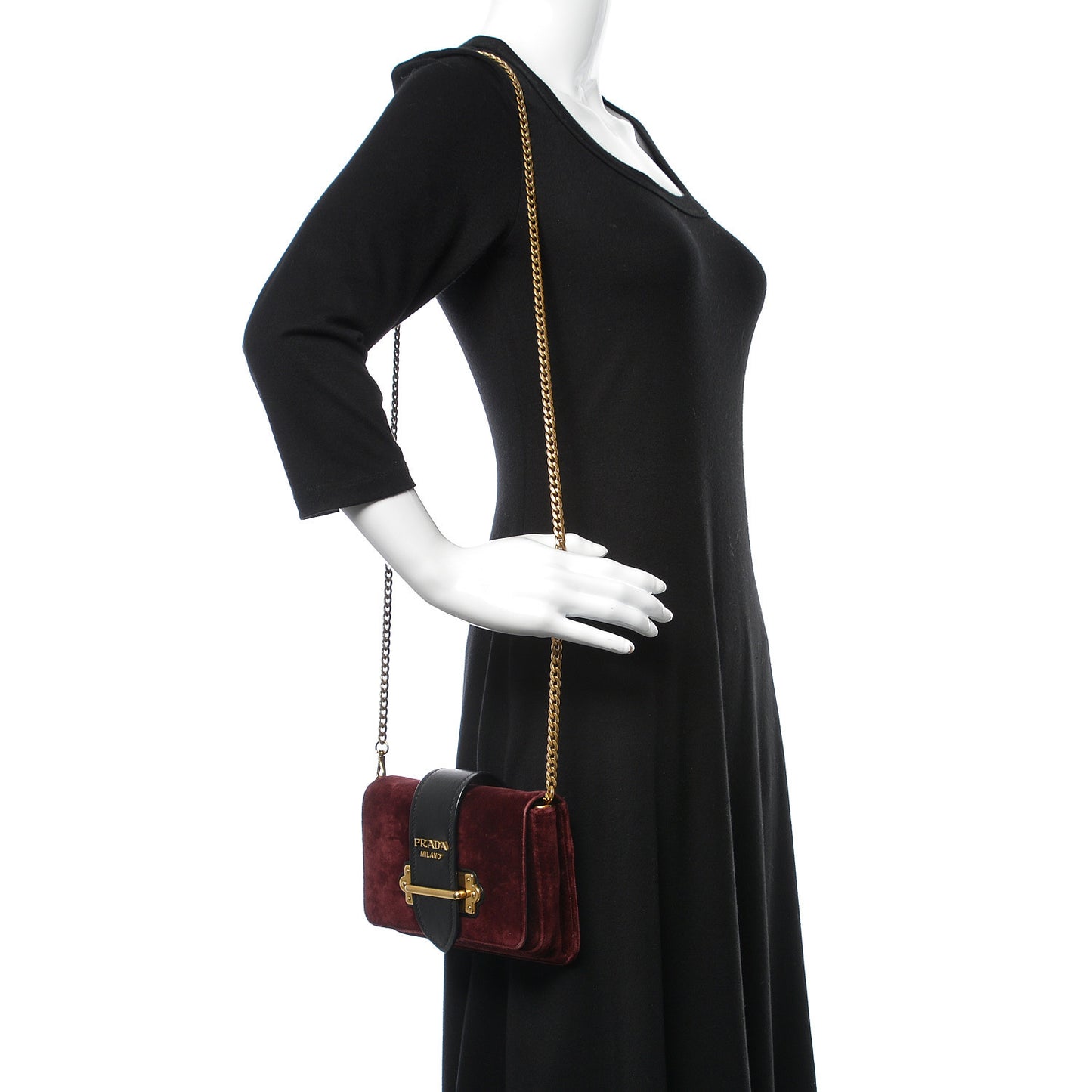 Velvet City Calfskin Cahier Belt Bag Ribes Black