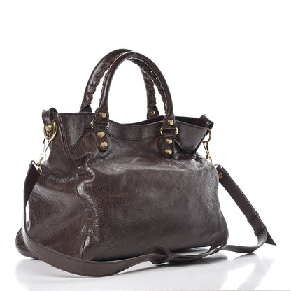 Balenciaga Agneau Giant 12 Gold Hardware Velo Charbon 3 of 9