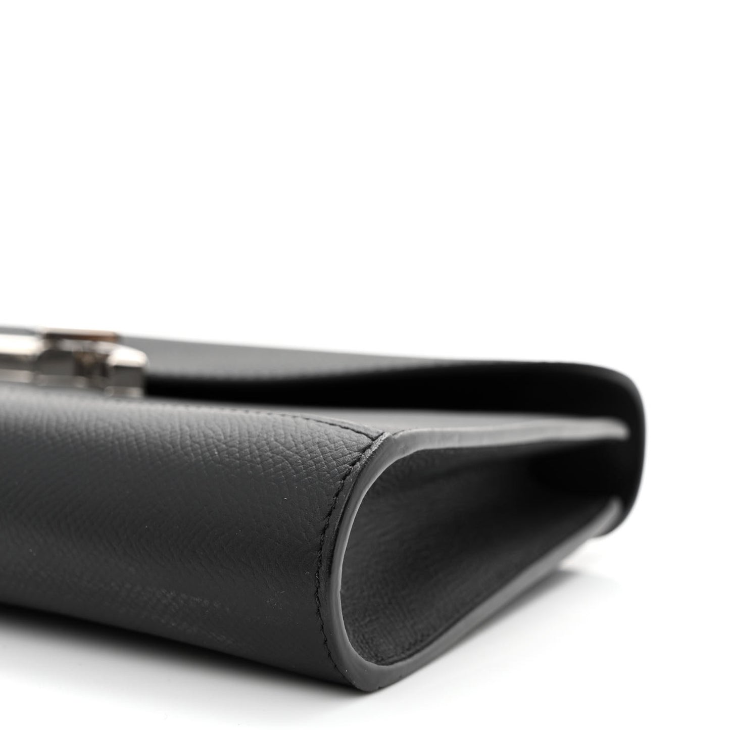 Carat Calfskin Gabrielle Clutch Black