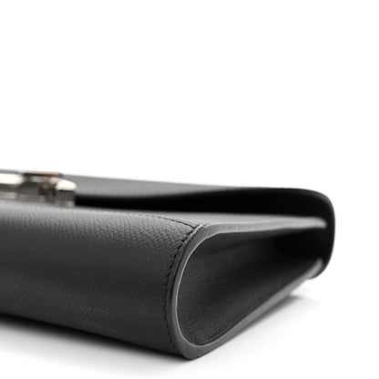 Moynat Carat Calfskin Gabrielle Clutch Black 10 of 10