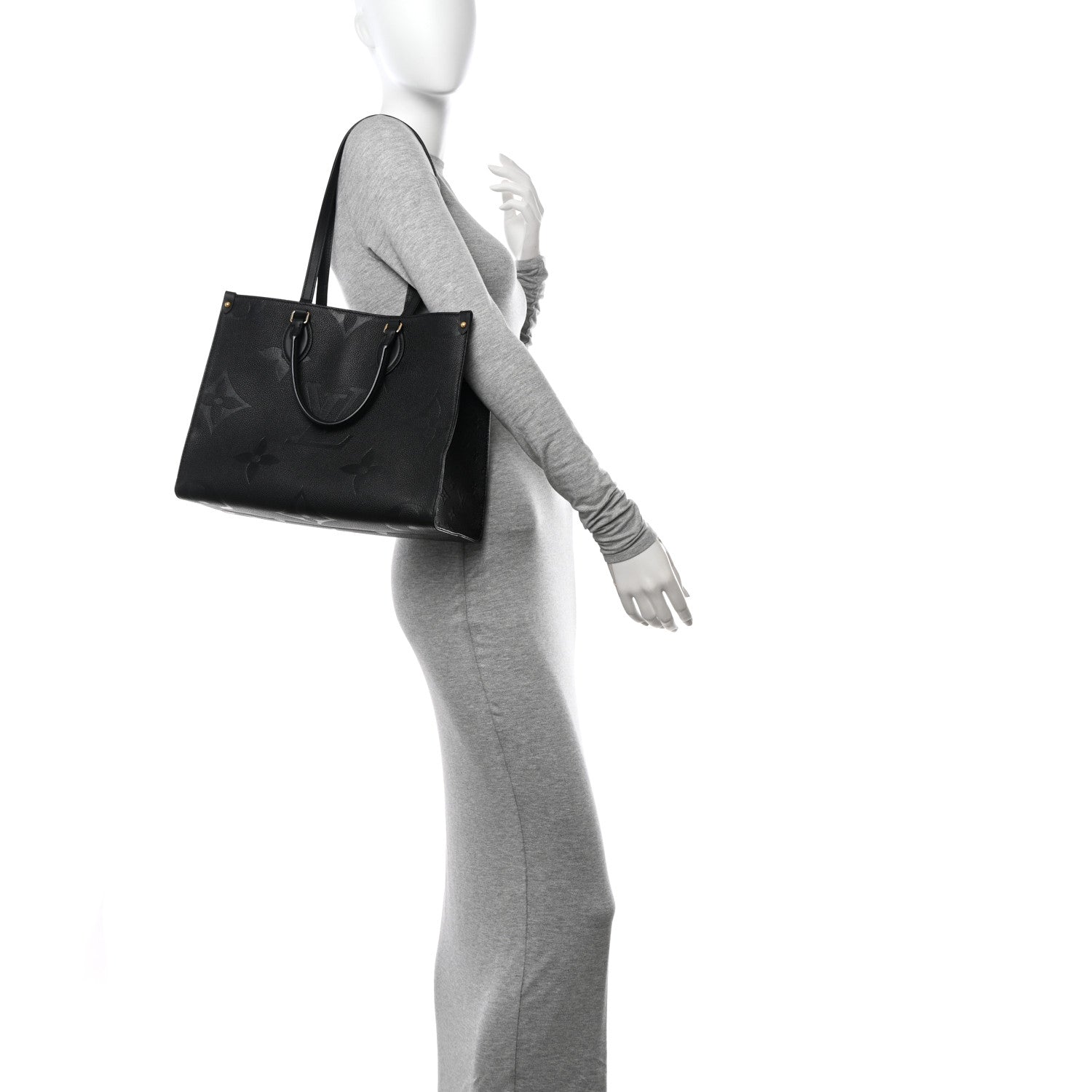 Louis Vuitton Empreinte Monogram Giant Onthego MM Black 2 of 9