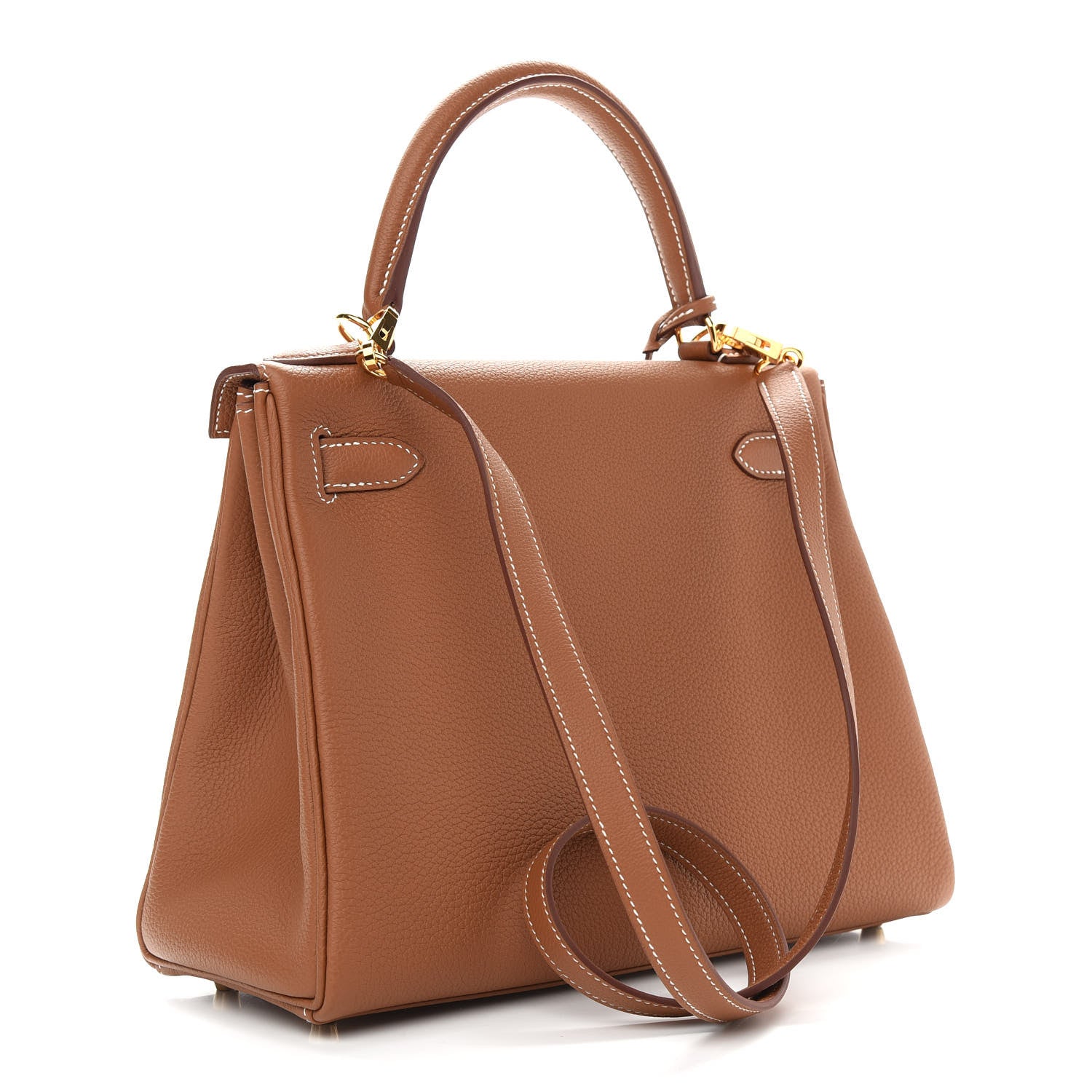 Hermes Togo Kelly Retourne 28 Gold 3 of 12