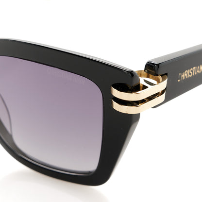 Christian Dior Acetate CDiorO S1I Square Sunglasses Black Black 7 of 8