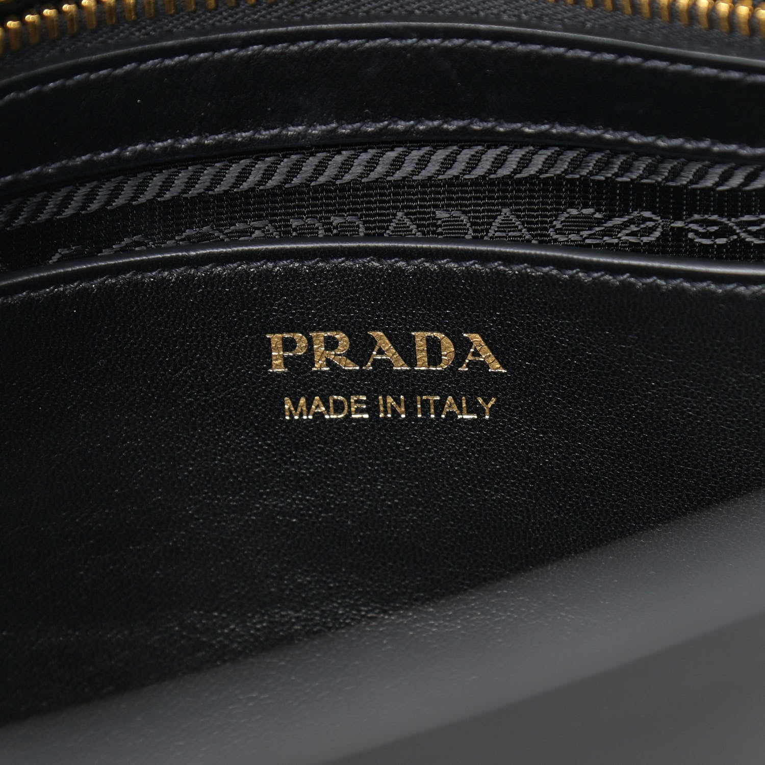 Prada Saffiano City Calfskin Medium Esplanade Tote Black 6 of 10