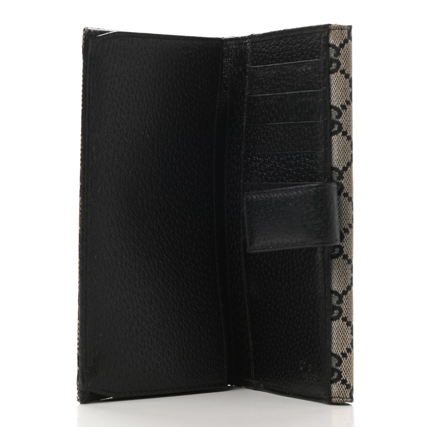 Monogram Eclipse Continental Flap Wallet Beige Blue