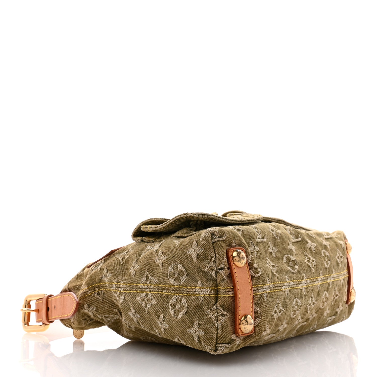 Louis Vuitton Monogram Denim Baggy PM Lichen 4 of 12