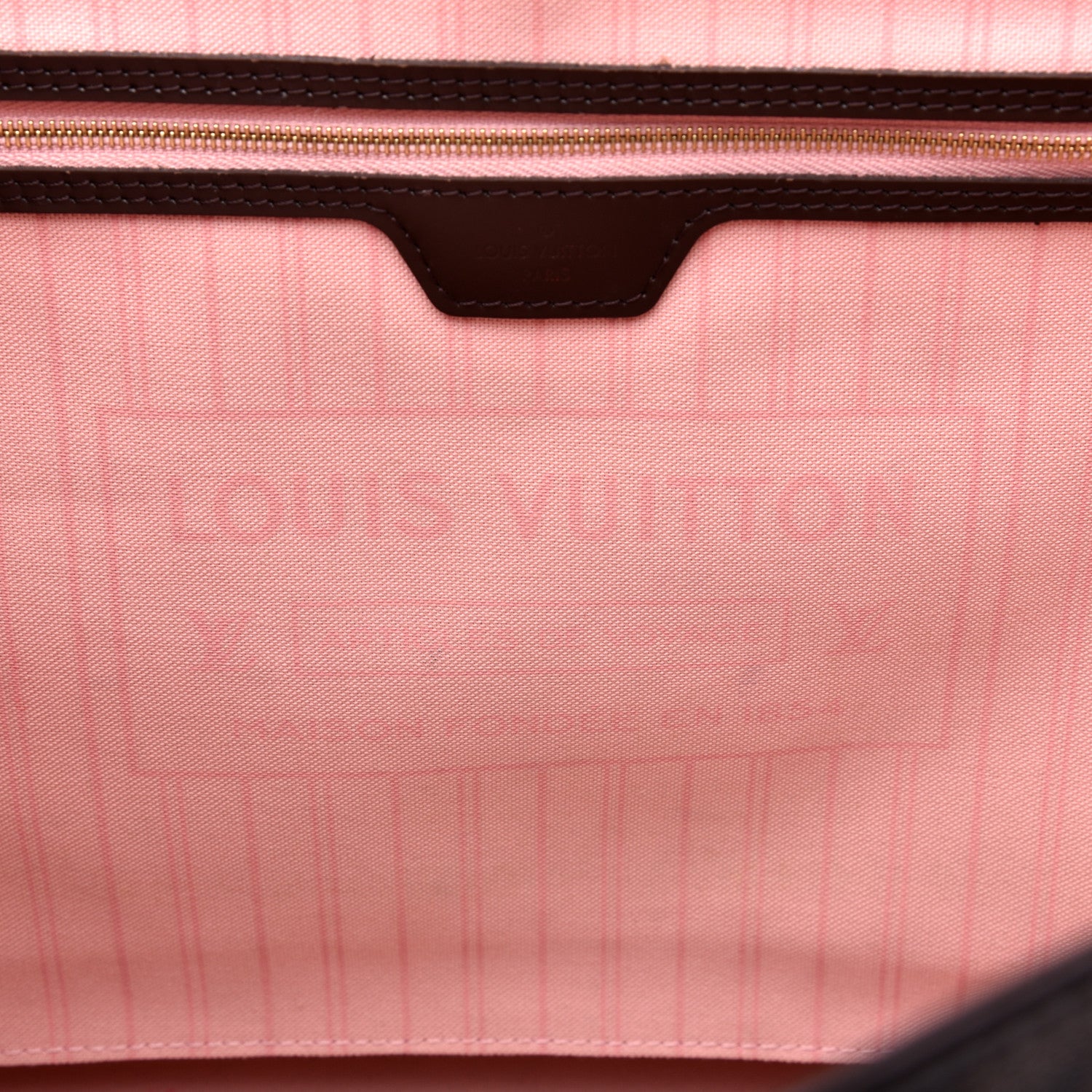 Louis Vuitton Damier Ebene Neo Neverfull MM Rose Ballerine 10 of 12